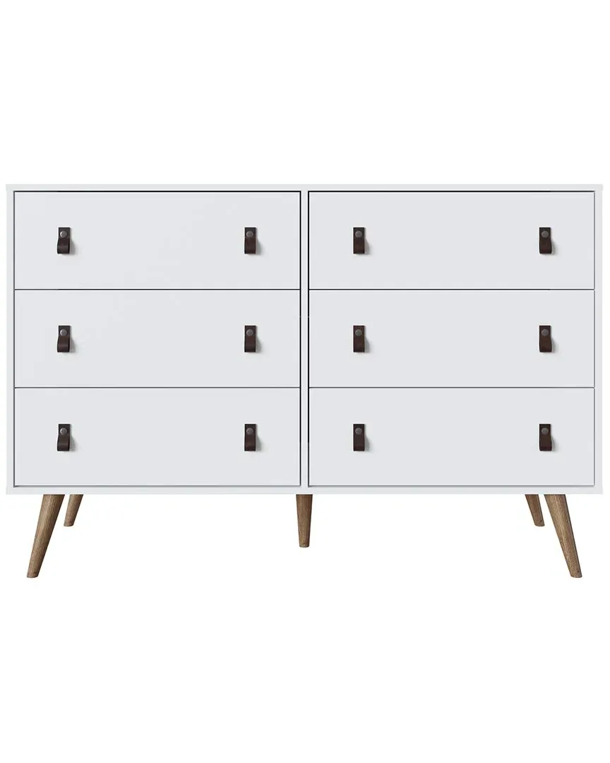 Amber Double Dresser - White image
