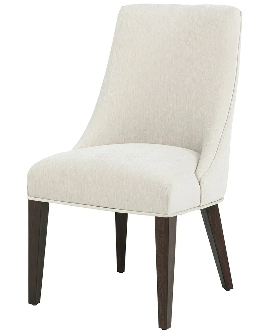 Beever Dining Chair with Backrest - Cream, Chenille