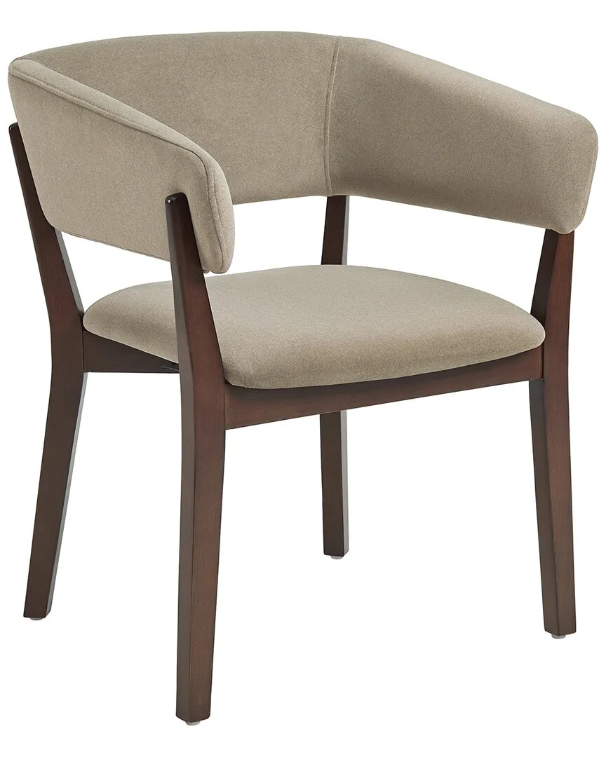 Blake Dining Armchair - Linen, Faux Mohair