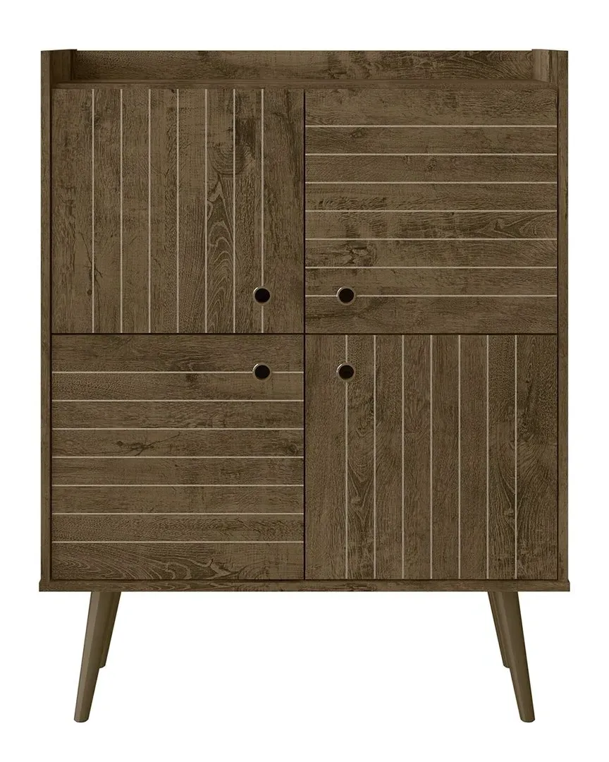 Bogart Accent Cabinet - Rustic Brown, MDF