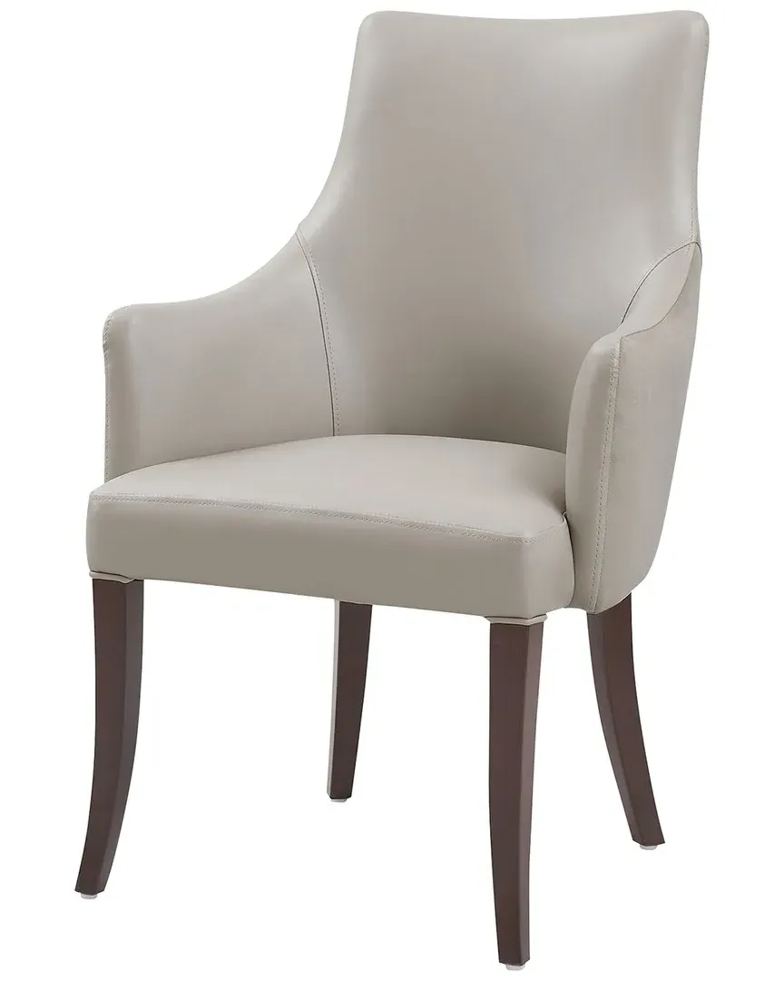 Connie Dining Armchair - Light Grey, Leatherette image