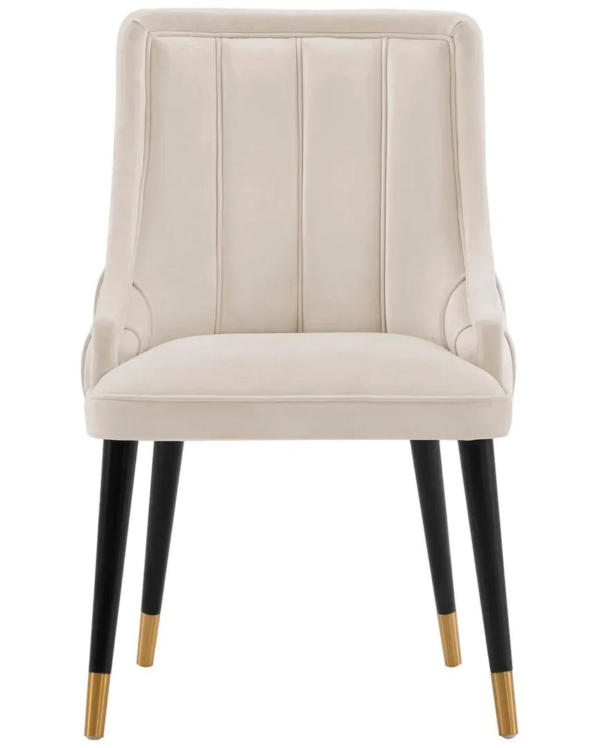 Eda Dining Chair - Cream, Velvet image