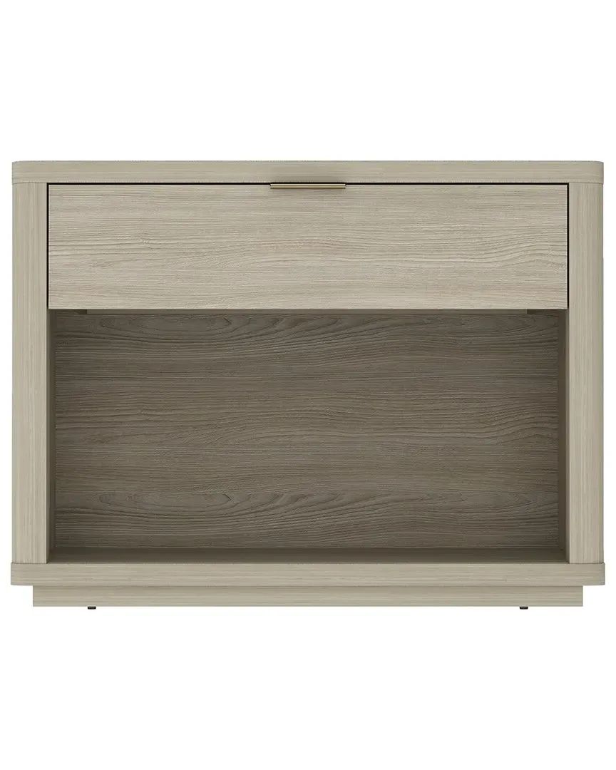 Evelyn 2.0 Nightstand with Full Extension Drawer - Natural, MDF