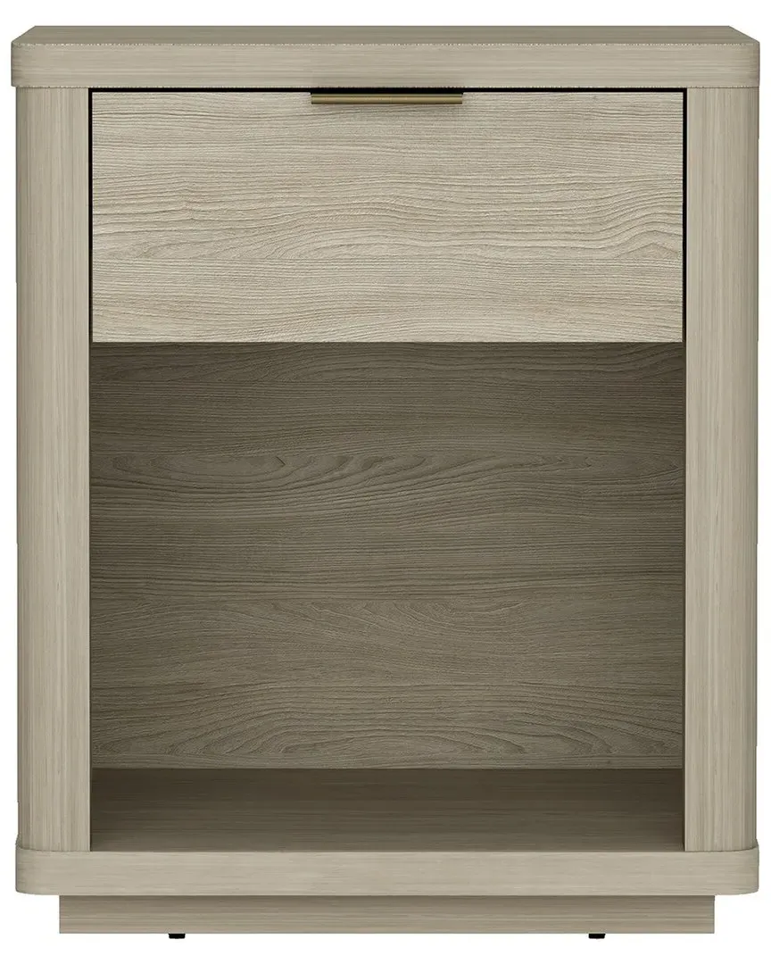 Evelyn Nightstand with Full Extension Drawer - Natural, MDF