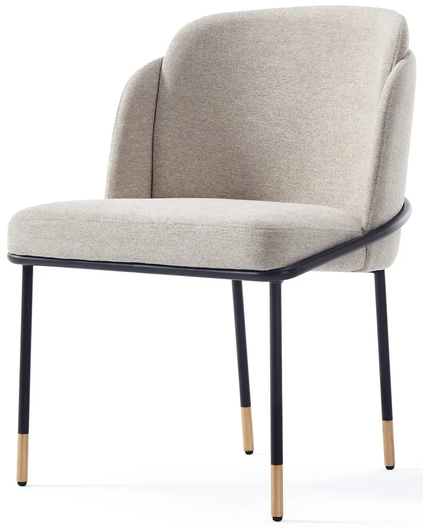 Flor Dining Chair - Brown, Metal