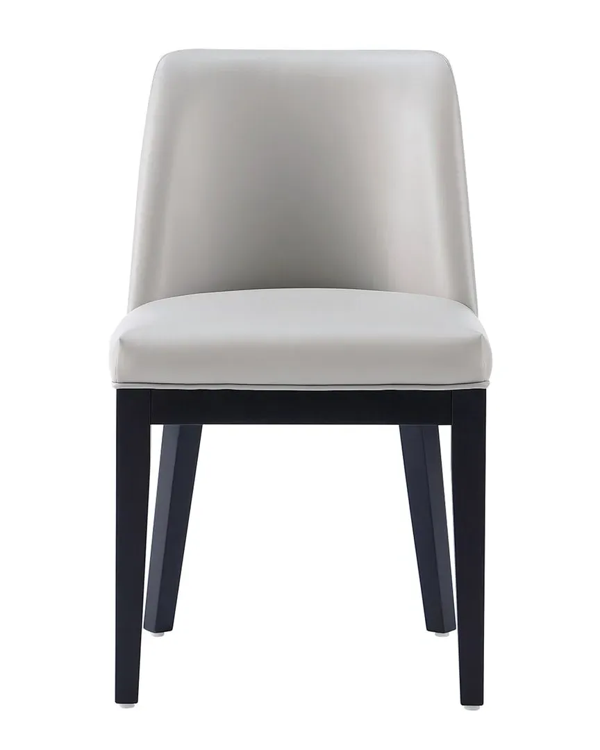 Gansevoort Set of 2 Dining Chairs - Light Grey, Beech Wood image