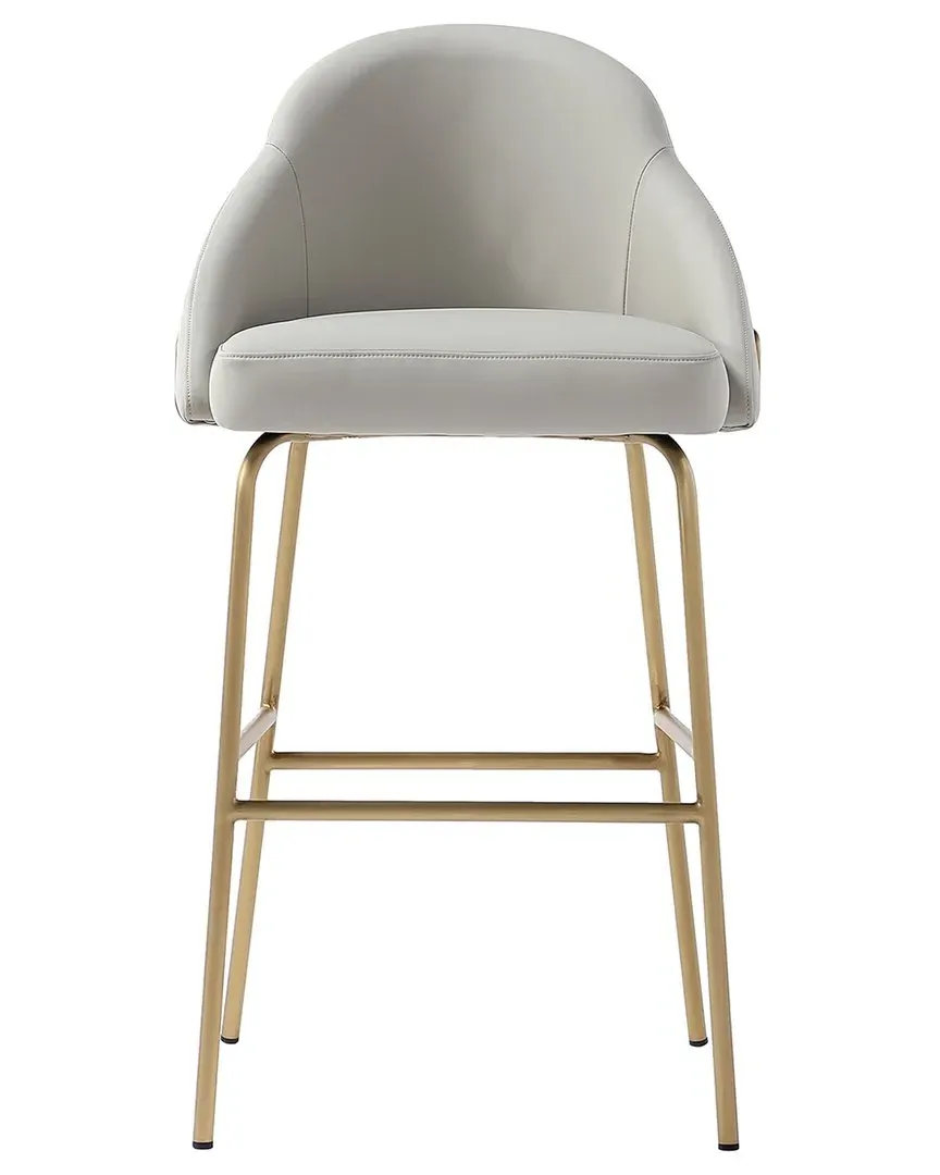 Gracie Bar Stool - Stone, Leatherette