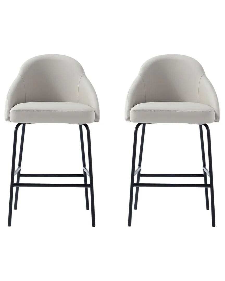 Gracie Counter Stool - Stone, Leatherette image