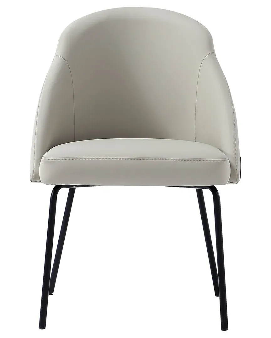 Gracie Dining Chair - Stone, Leatherette