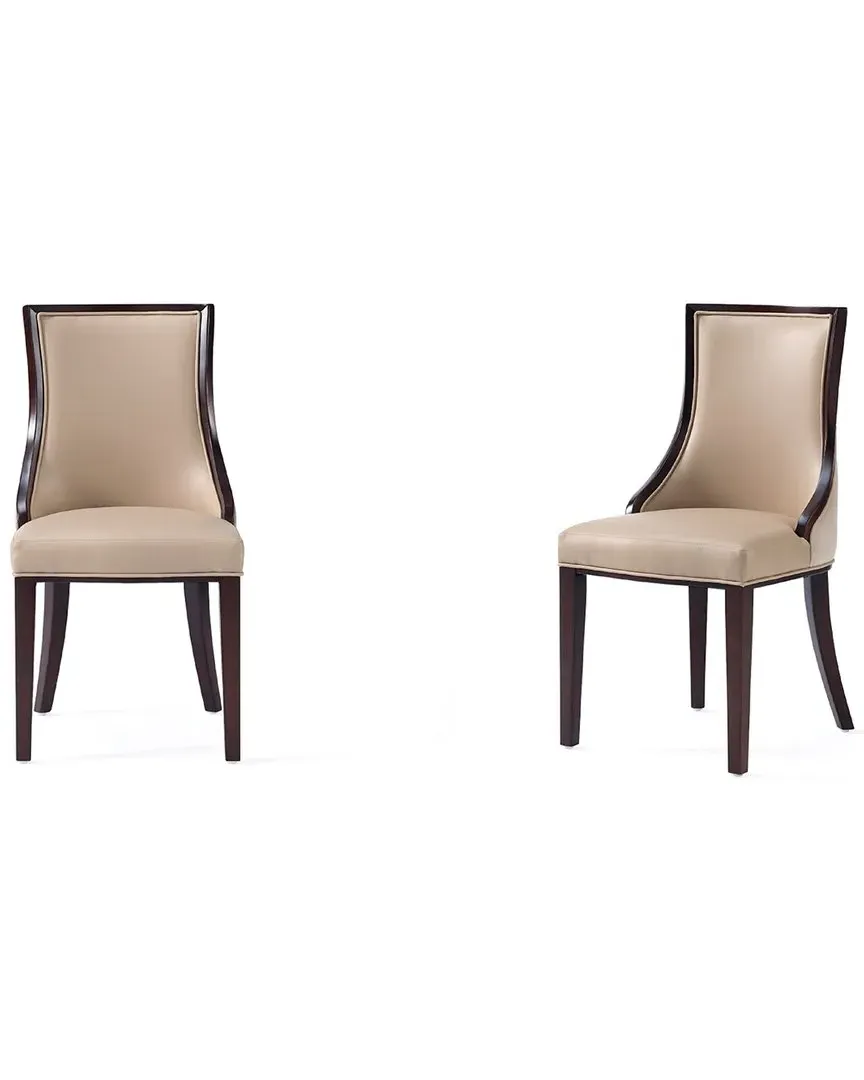 Grand Dining Chairs Set of 2 - Tan, Beech Wood