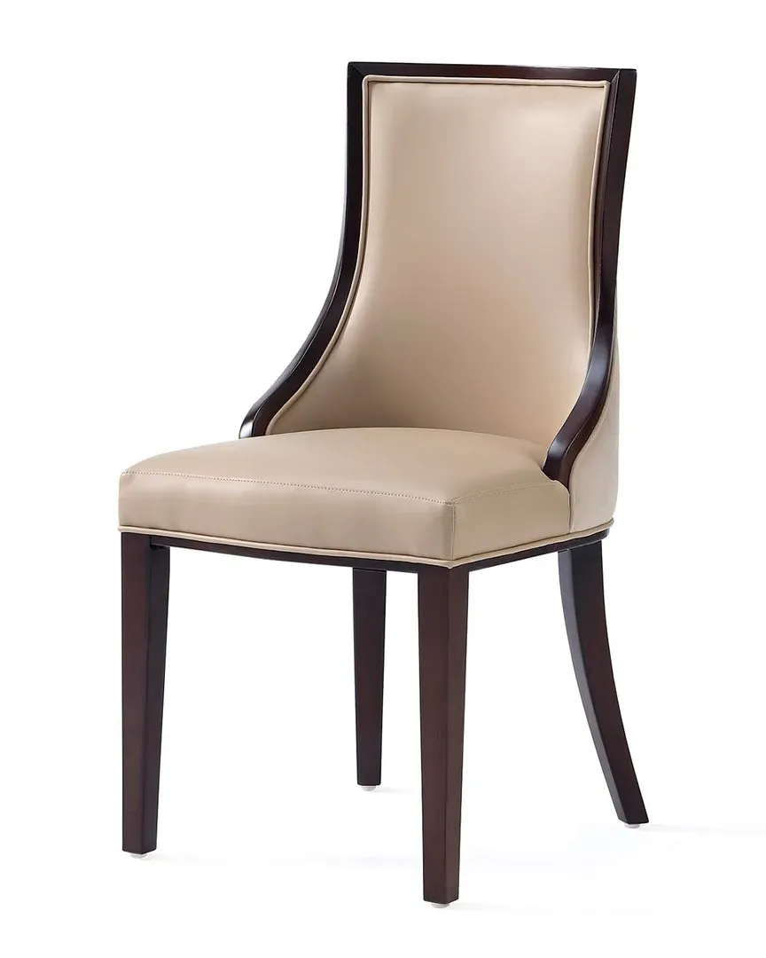 Grand Set of 4 Dining Chairs - Tan, Beech Wood