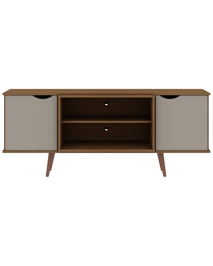 Hampton 63in TV Stand - Off White, Maple Cream image