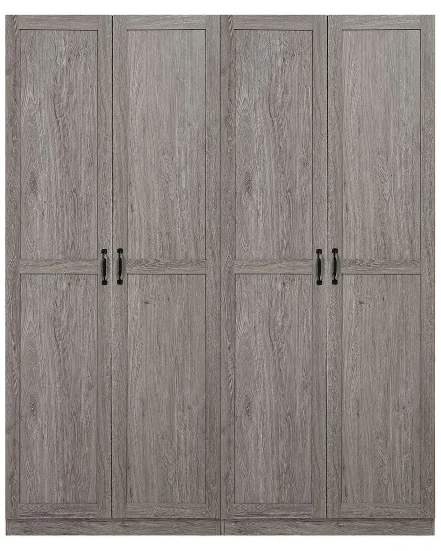 Hopkins 2-Door Storage Closet - Grey, MDF