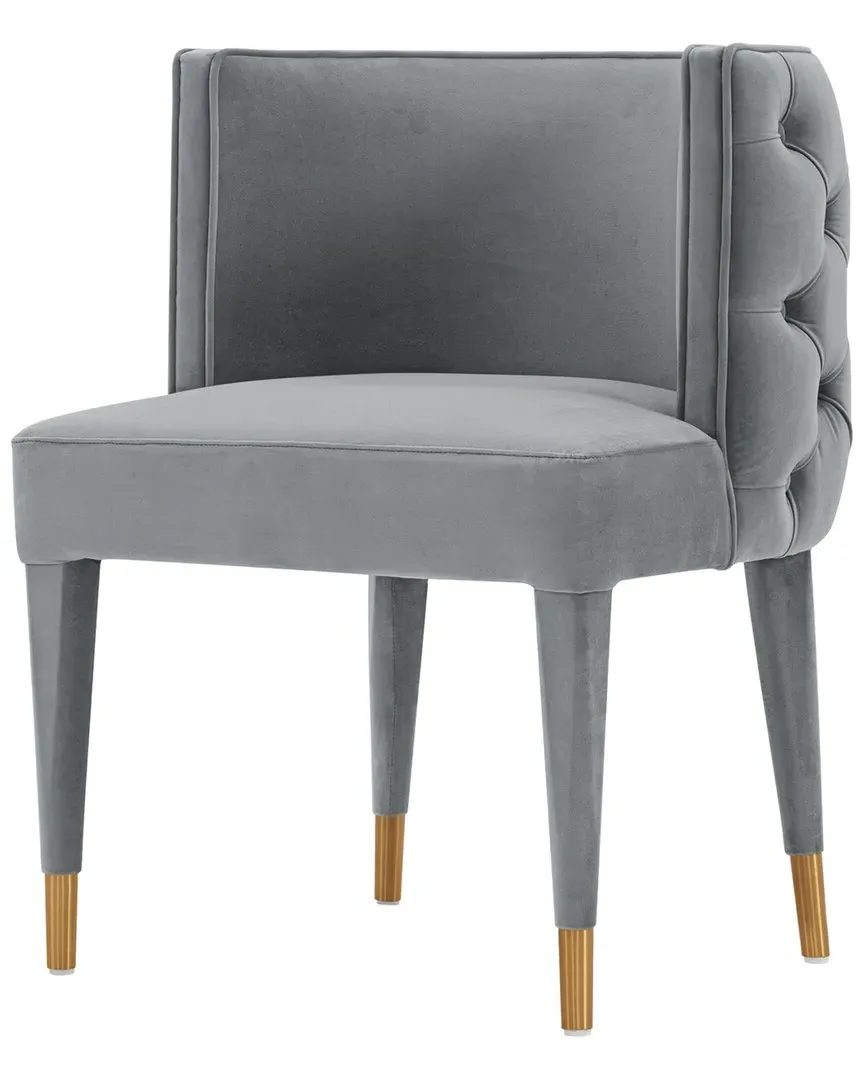 Maya Tufted Dining Chair - Elm Wood image
