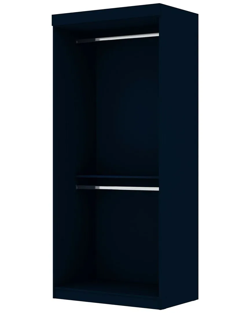 Mulberry Double Hanging Wardrobe Closet - Midnight Blue image
