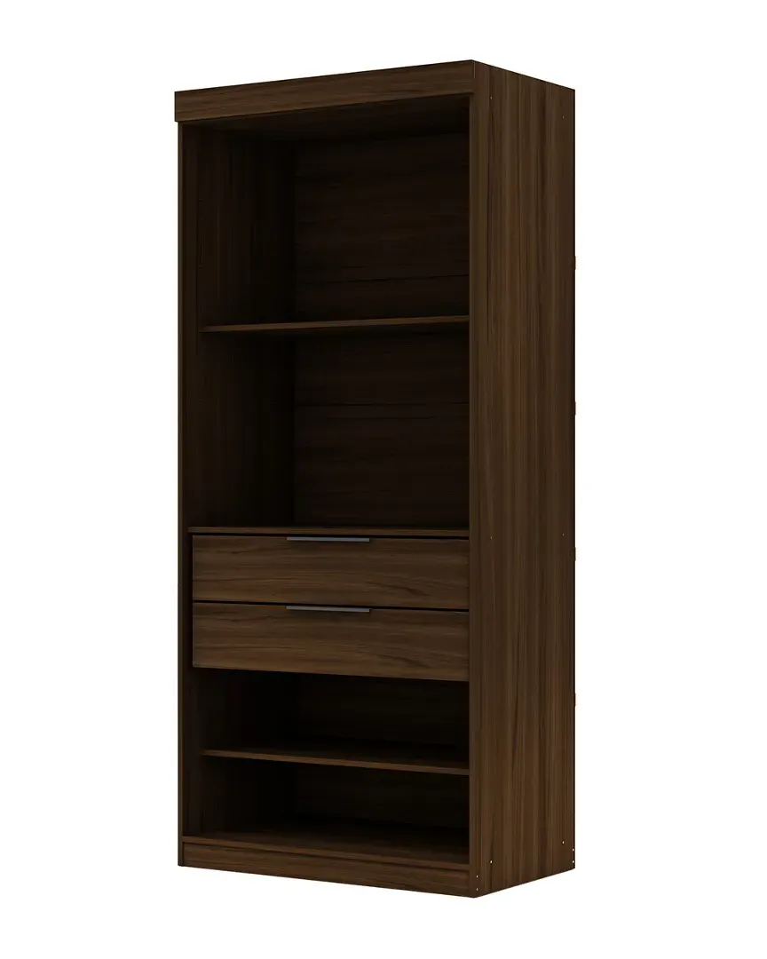 Mulberry Open Sectional Closet - Brown image