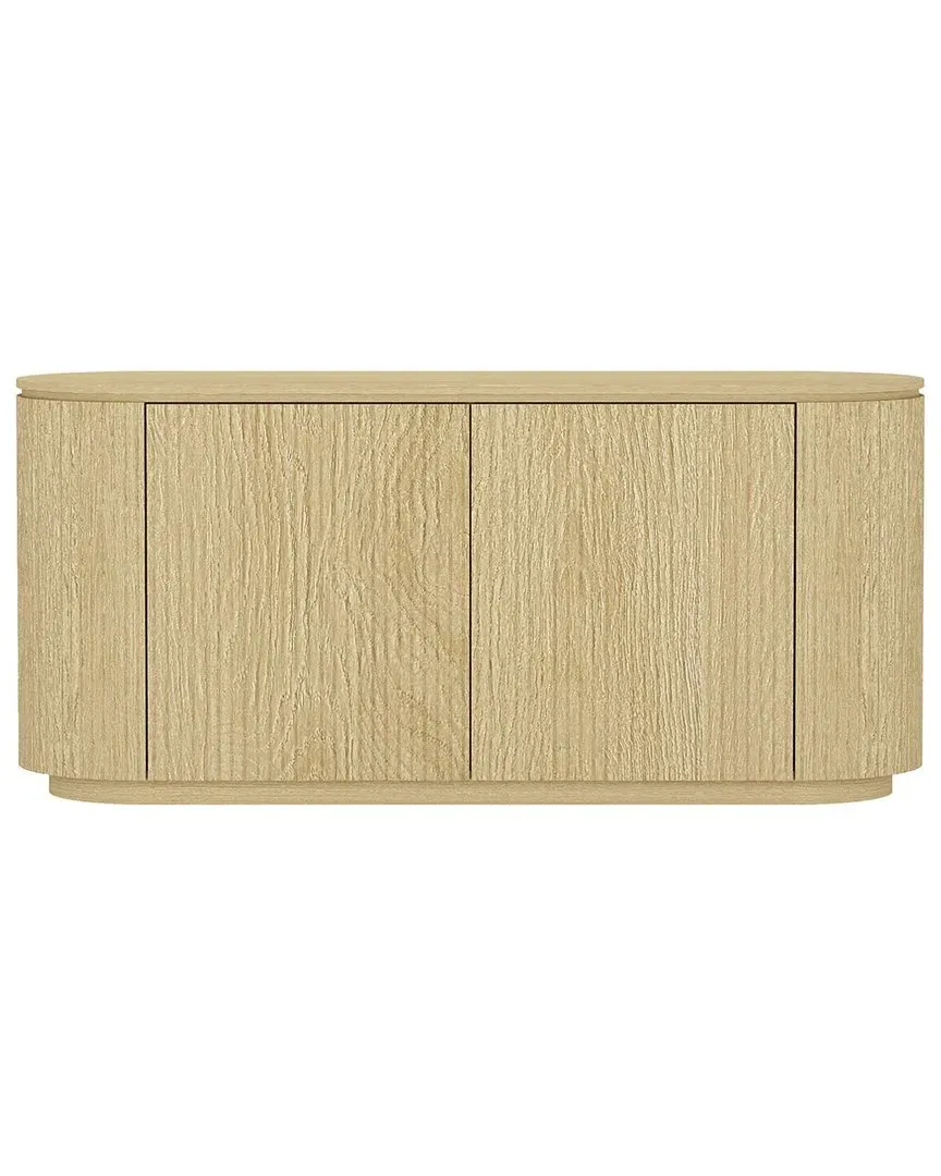 Olivia Sideboard with 4 Adjustable Shelves - Natural Oak image