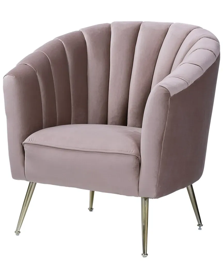 Rosemont Set of 2 Accent Chairs - Blush, Wood