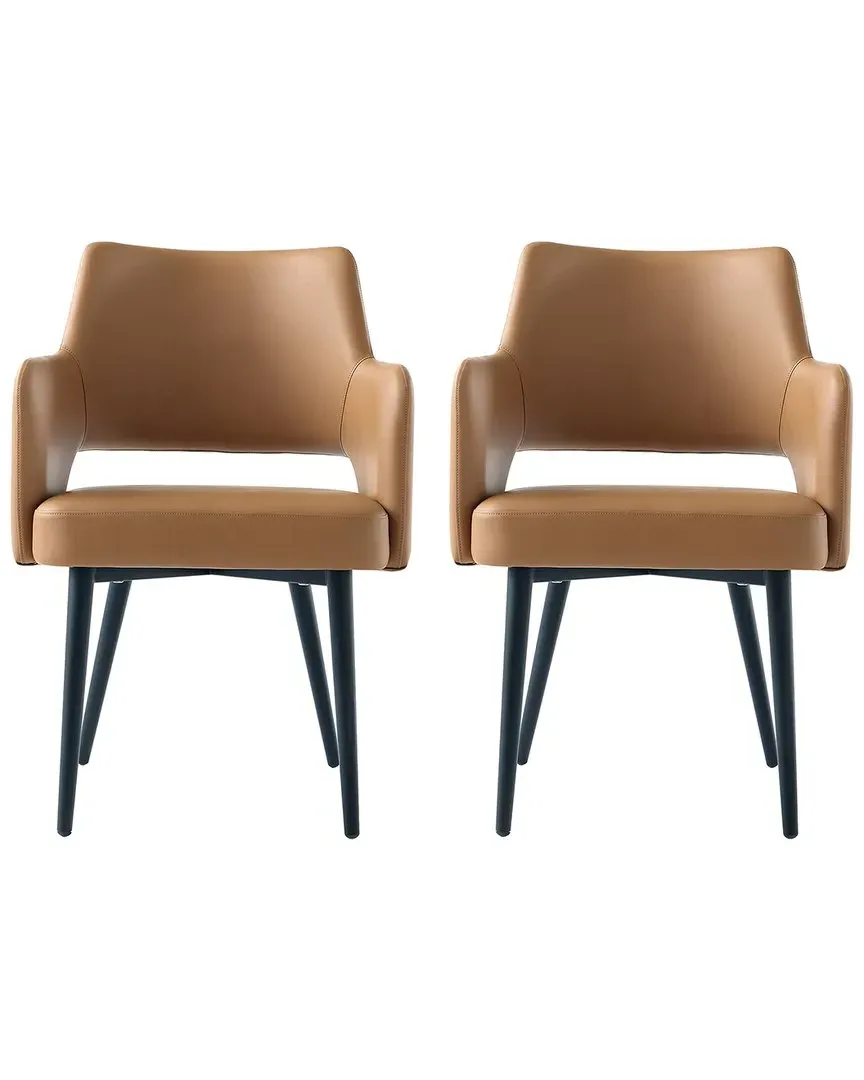 Tremont Dining Arm Chair - Saddle, Leatherette image