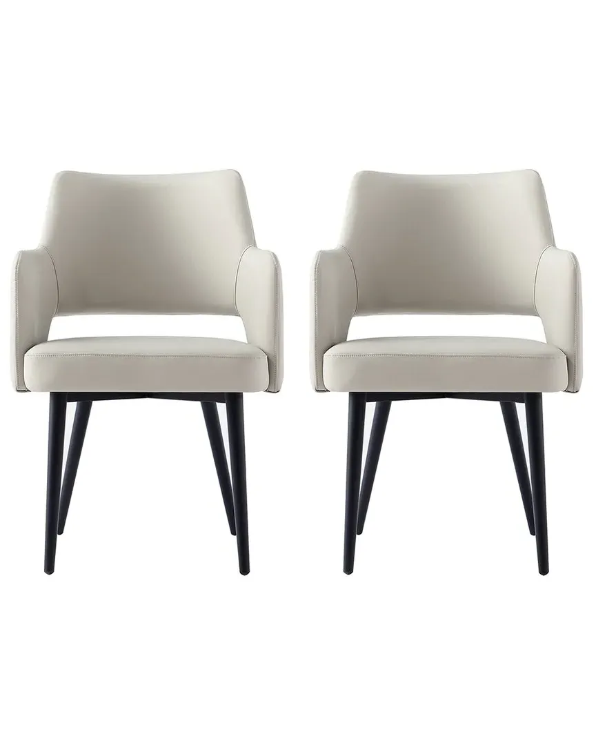 Tremont Dining Arm Chair - Stone, Leatherette