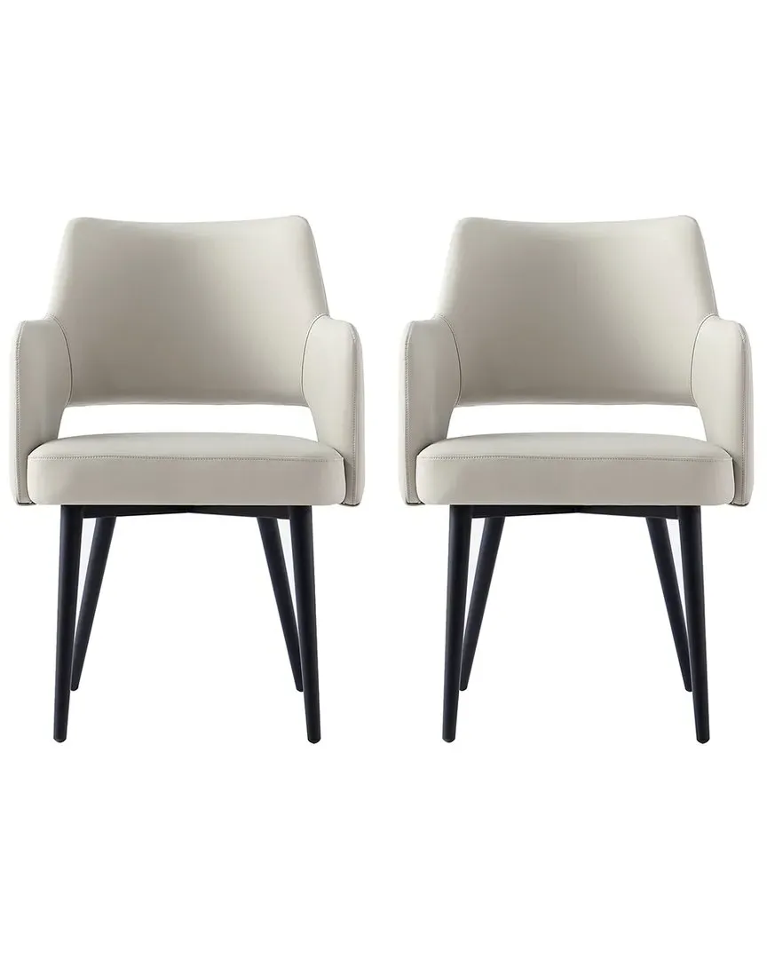 Tremont Dining Arm Chair - Stone, Leatherette