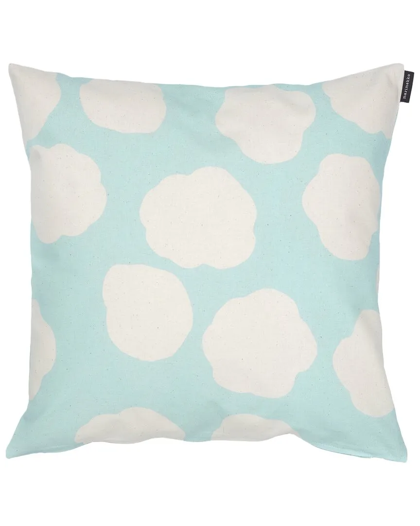 Kaksoset Pilvet Cushion Cover - Turquoise, Cotton image