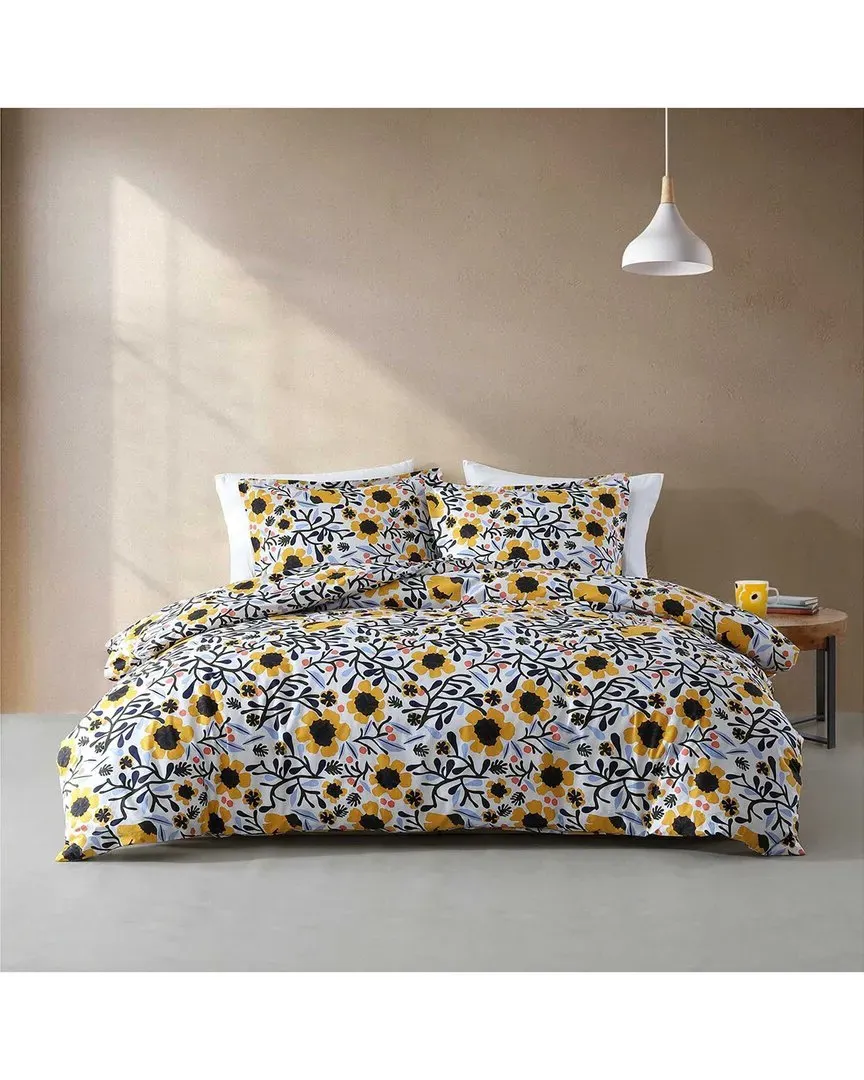 Mykero 200 Thread Count Duvet Cover Set - Multicolor, Cotton image