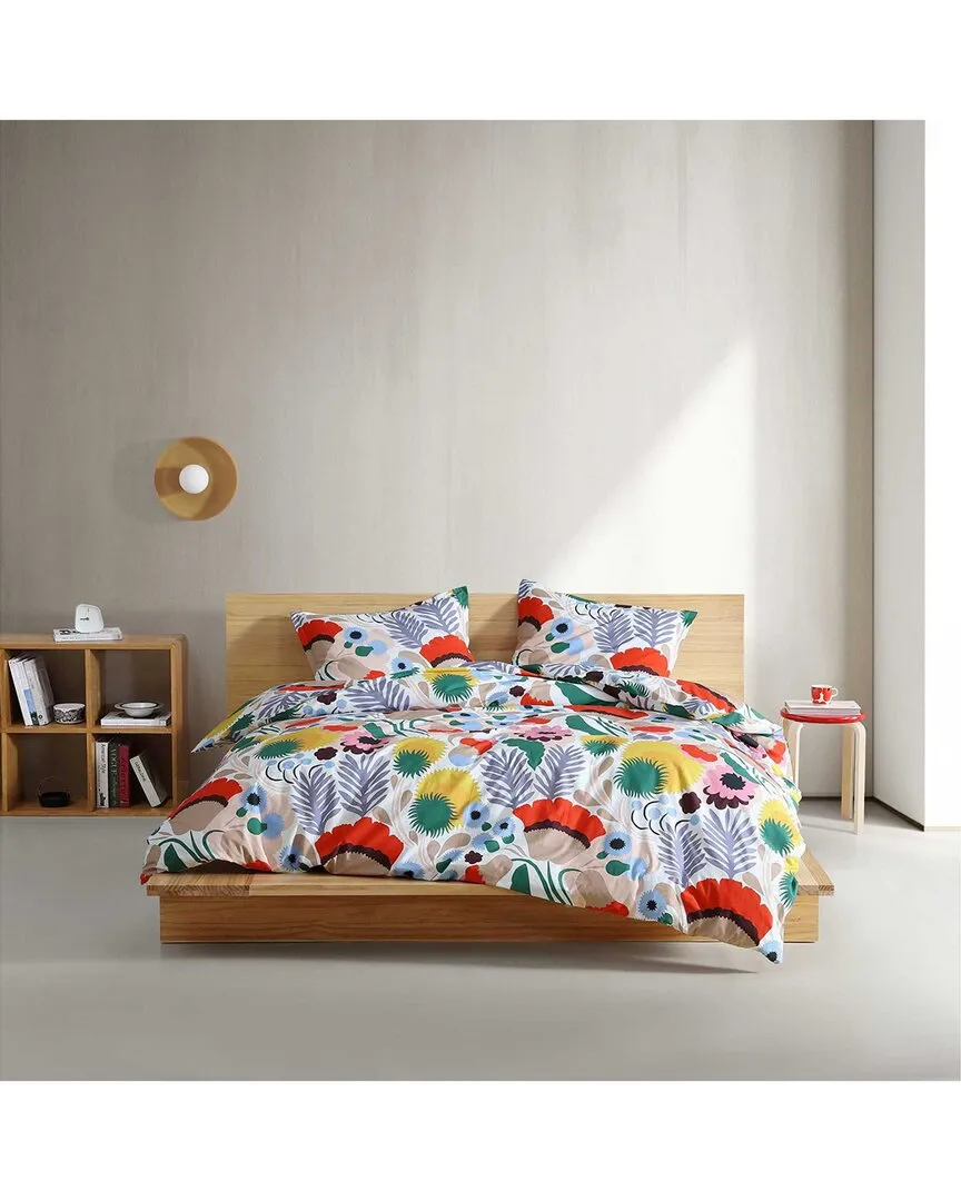 Ojakellukka Cotton Percale Comforter Bedding Set - Multi
