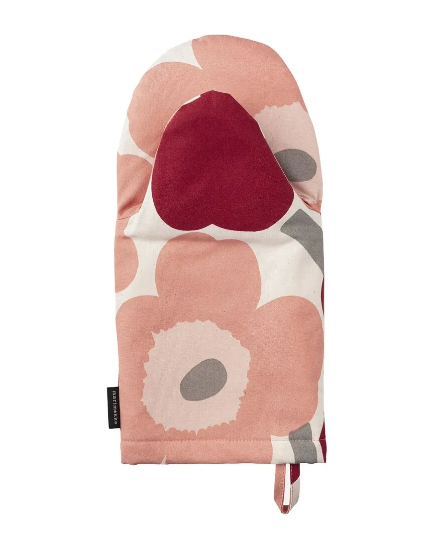 Pieni Unikko Oven Mitten - Dark Cherry image