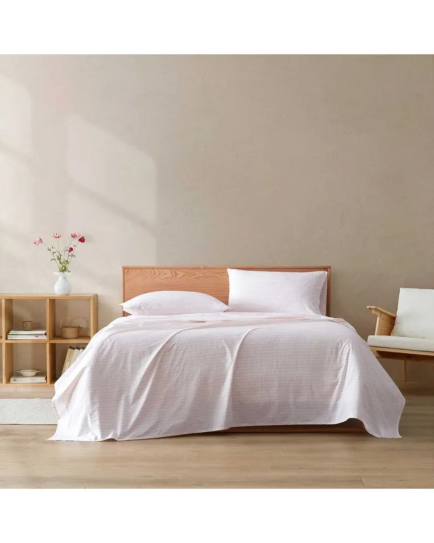 Pikku Rasymatto Cotton Percale Sheet Set - Pink image