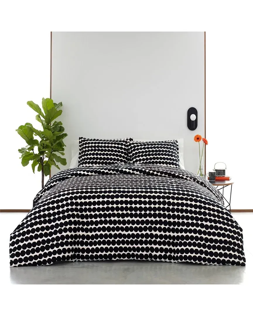 Rasymatto Reversible Comforter Set - Black, Cotton