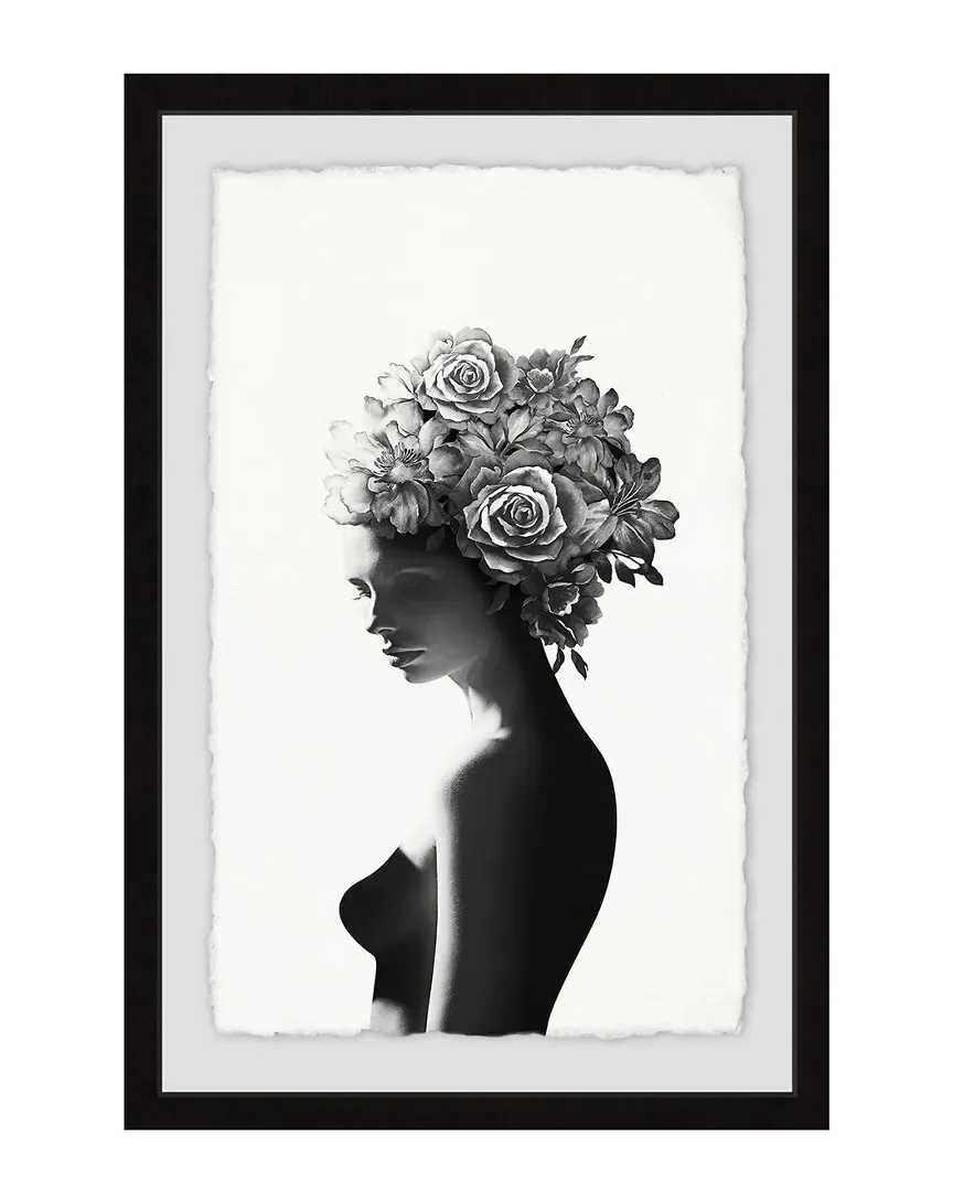 Flower Turban Framed Art Print