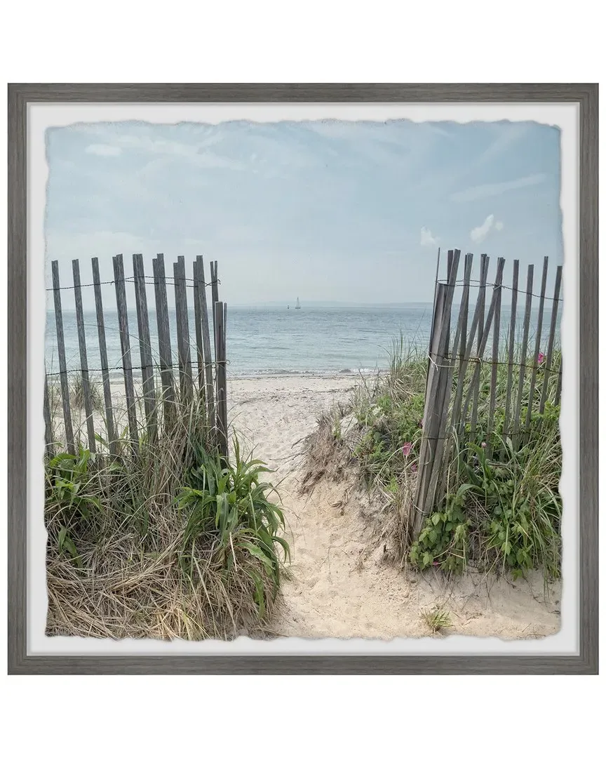 Gateway To The Beach Framed Print - Multicolor image