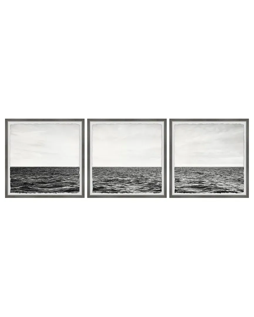 Sky Meets The Sea Triptych Wall Art - Multicolor image