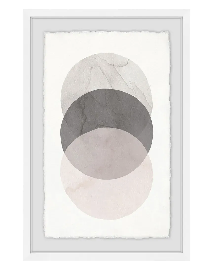 Three Circles Framed Art Print