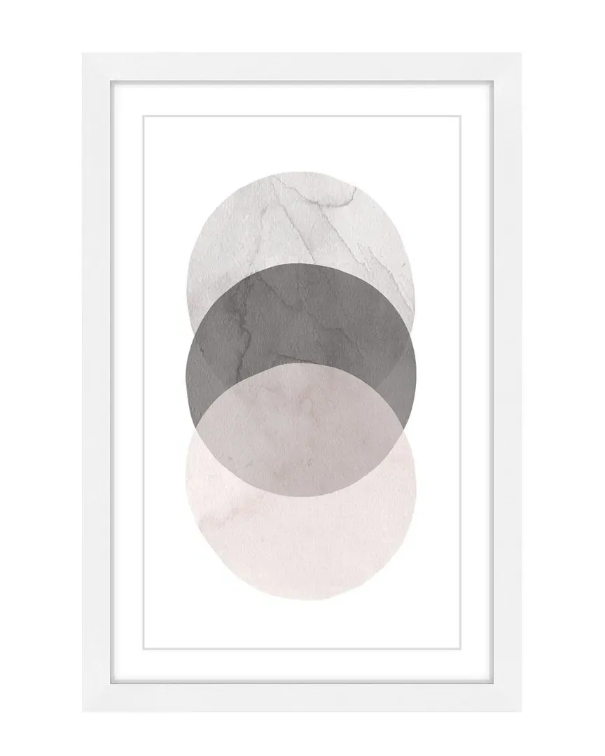 Three Circles Framed Art Print image