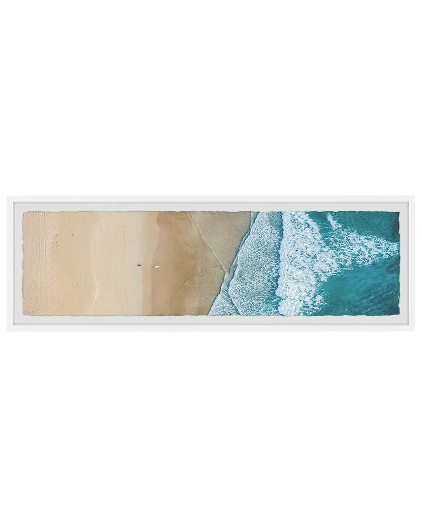Tired Surfer Framed Print - Multicolor