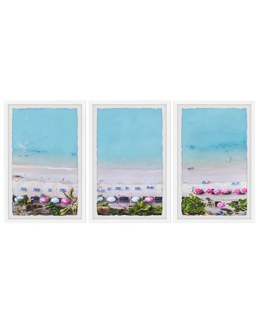 Weekend Escape Triptych Wall Art - Multicolor