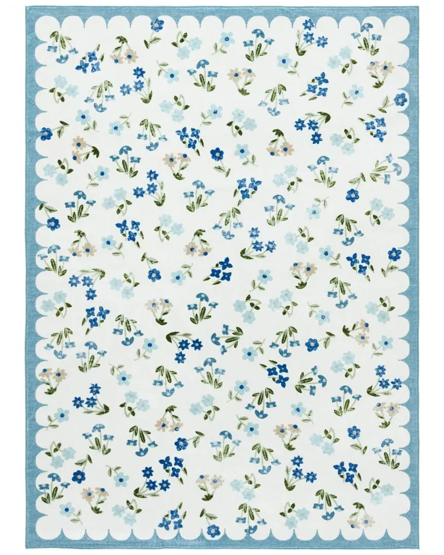 Brighton Polyester Rug - White image