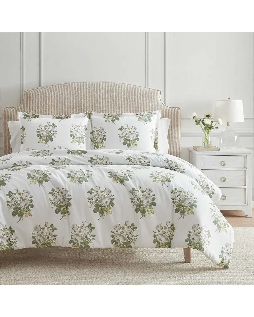 Eloise Floral Duvet Set - Moonlight Grey, Cotton Sateen image