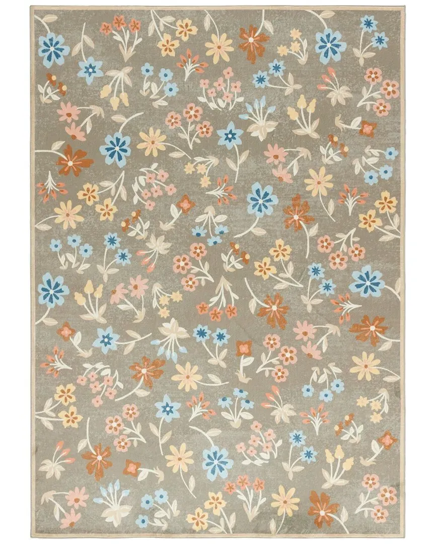 Freesia Polyester Rug - Beige image