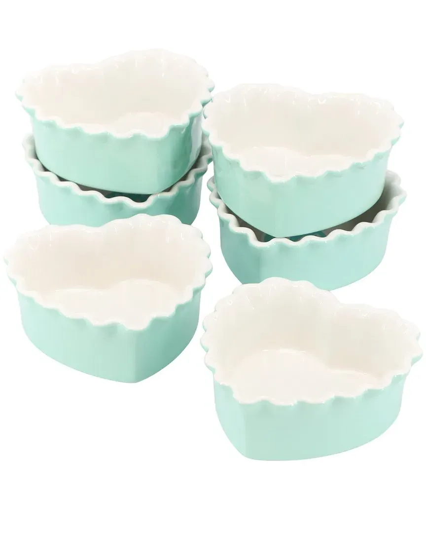 Hartley Heart Shape Baker Set - Blue, Stoneware