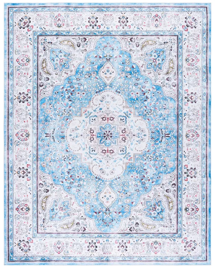 Willowmere Polyester Rug - Blue image