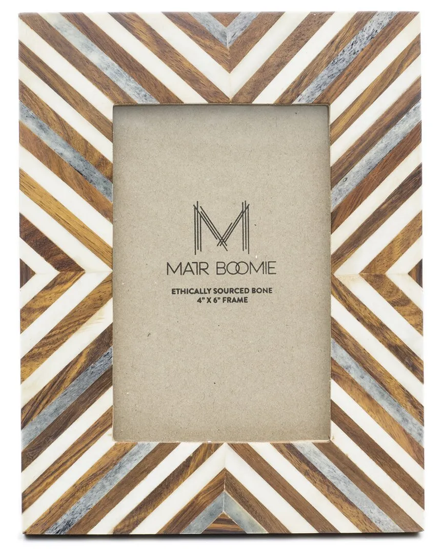 Banka Mundi 4x6 Picture Frame - Brown, Mango Wood image