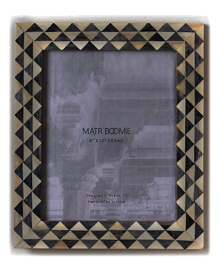 Varuna 8x10 Picture Frame - Gray, Bone