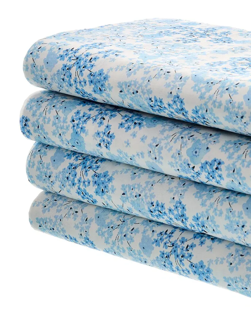 200 Thread Count 4pc Sheet Set - Blue, Cotton image