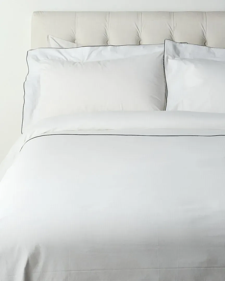 Cord Duvet Set - Black, Cotton image