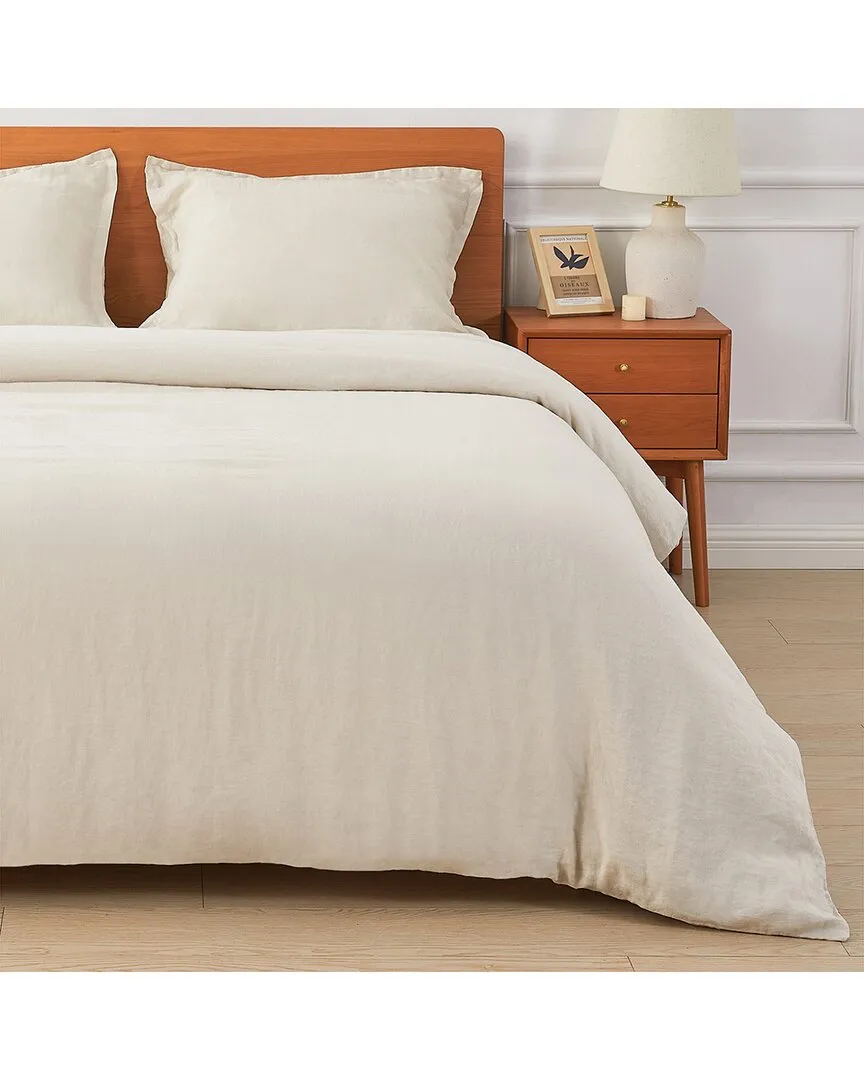 European Linen Duvet Set - Natural