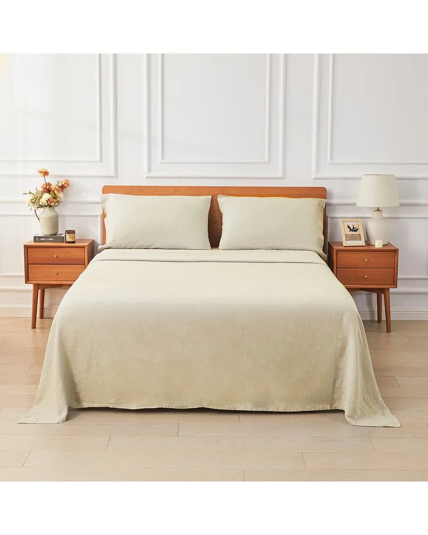 European Linen Sheet Set - Natural