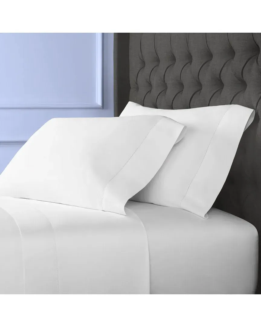 Twin Size Fitted Sheet - White, Egyptian Cotton image